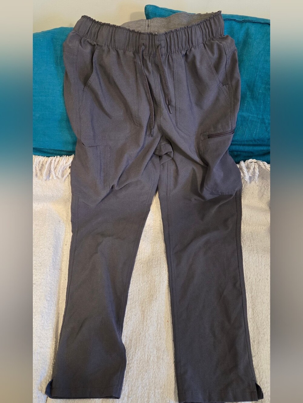 Carhartt Women’s Cargo Scrub Pants Grey Size Small